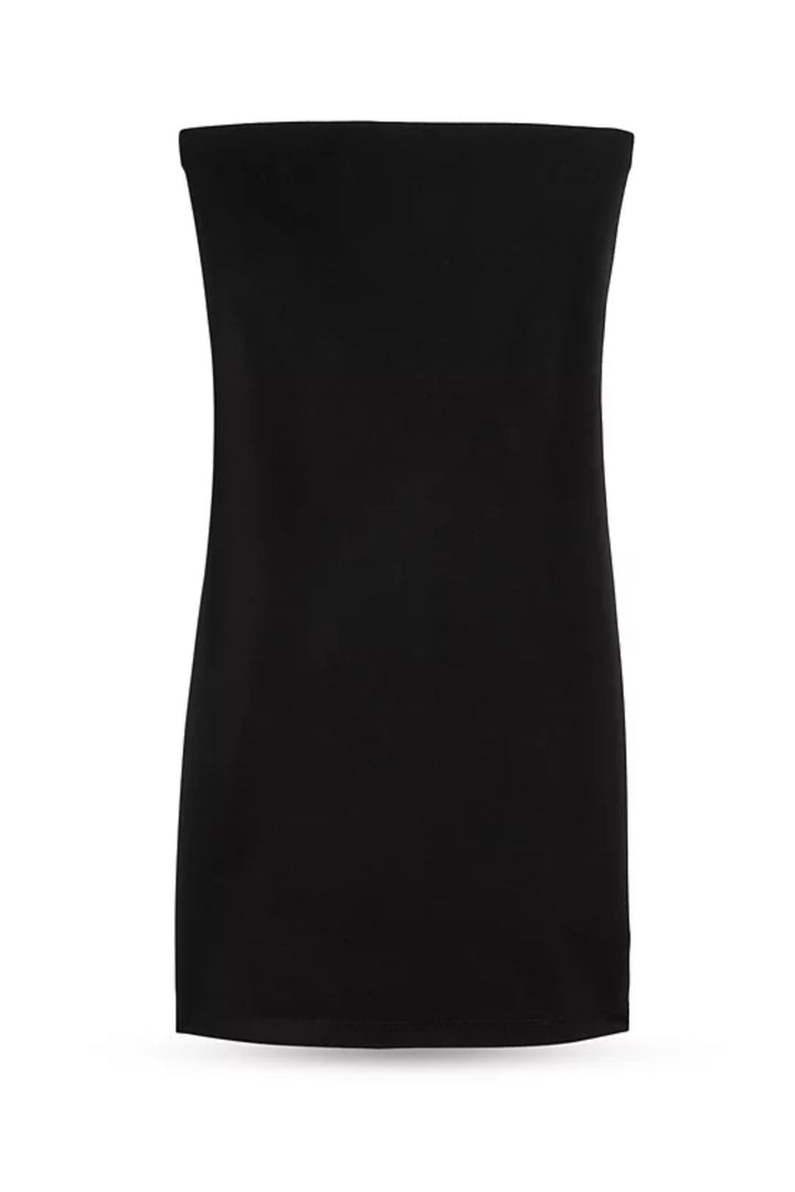 black dress with pearl collar Few Moda | Sculpting Tube Top main image 1
