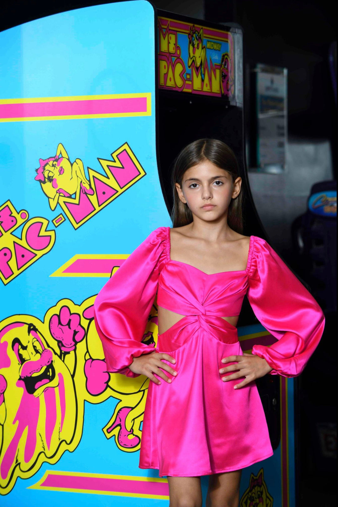 satin dress for teenager Kids Athena Satin Dress