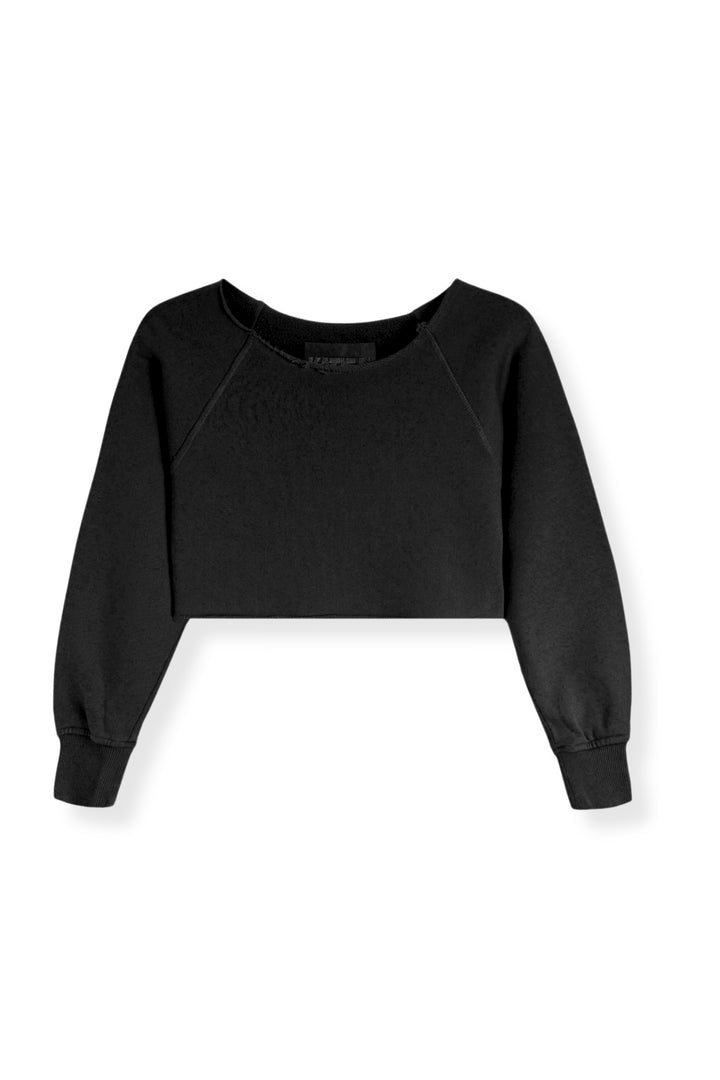 【yo BIOTOP】Cropped sweat shirt yo BIOTOP】Cropped sweat shirt（グレー）