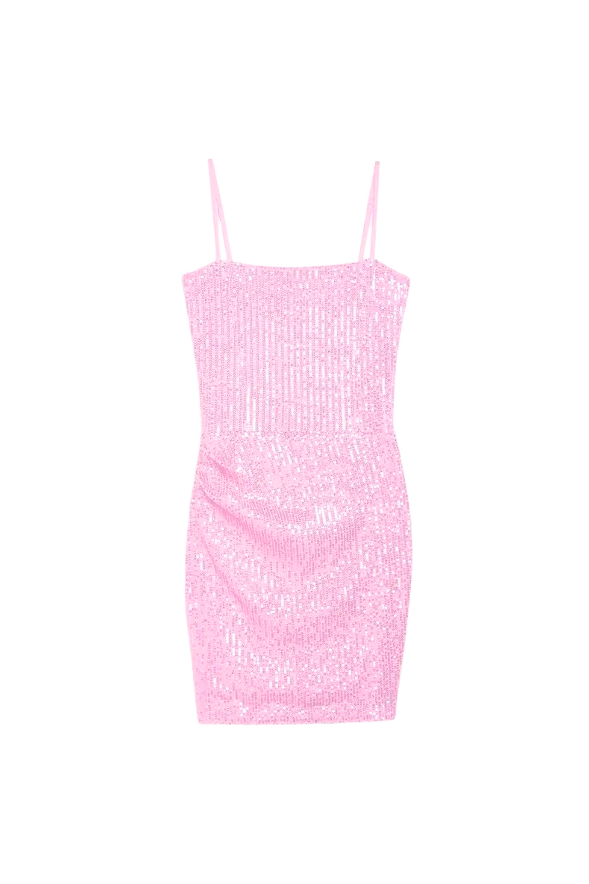 Topshop pink cheap sequin dress