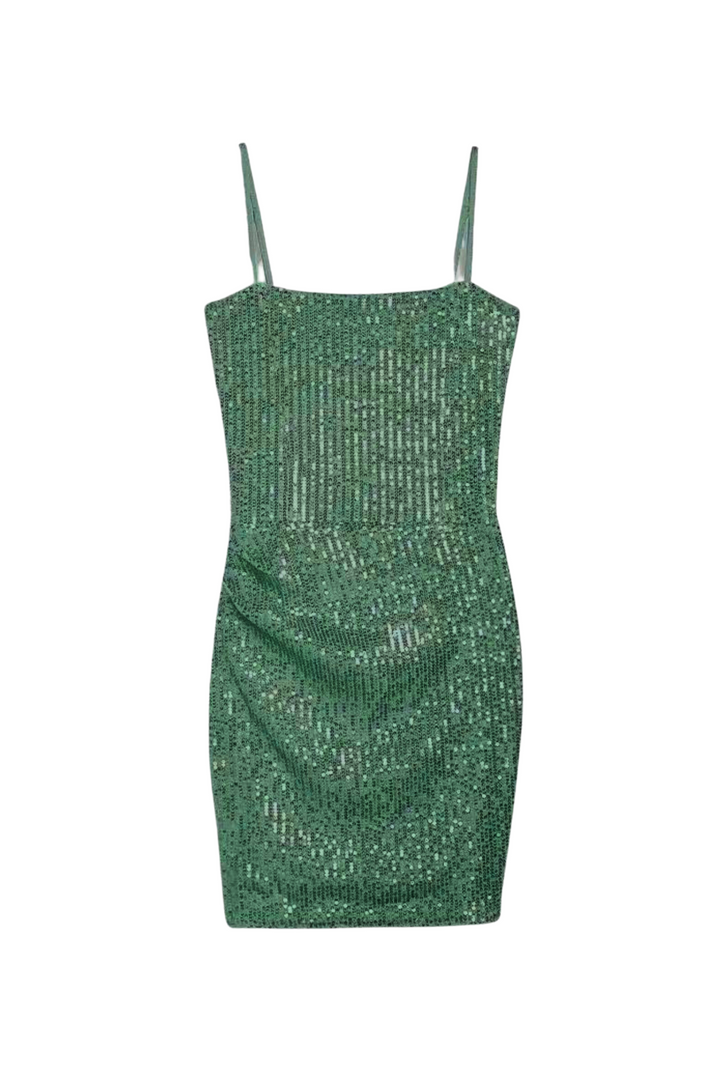 katie j sequin dress TWEEN ESTELLE ASYMMETRICAL STRAPLESS Sequin DRESS Black Sequin / LG (12)