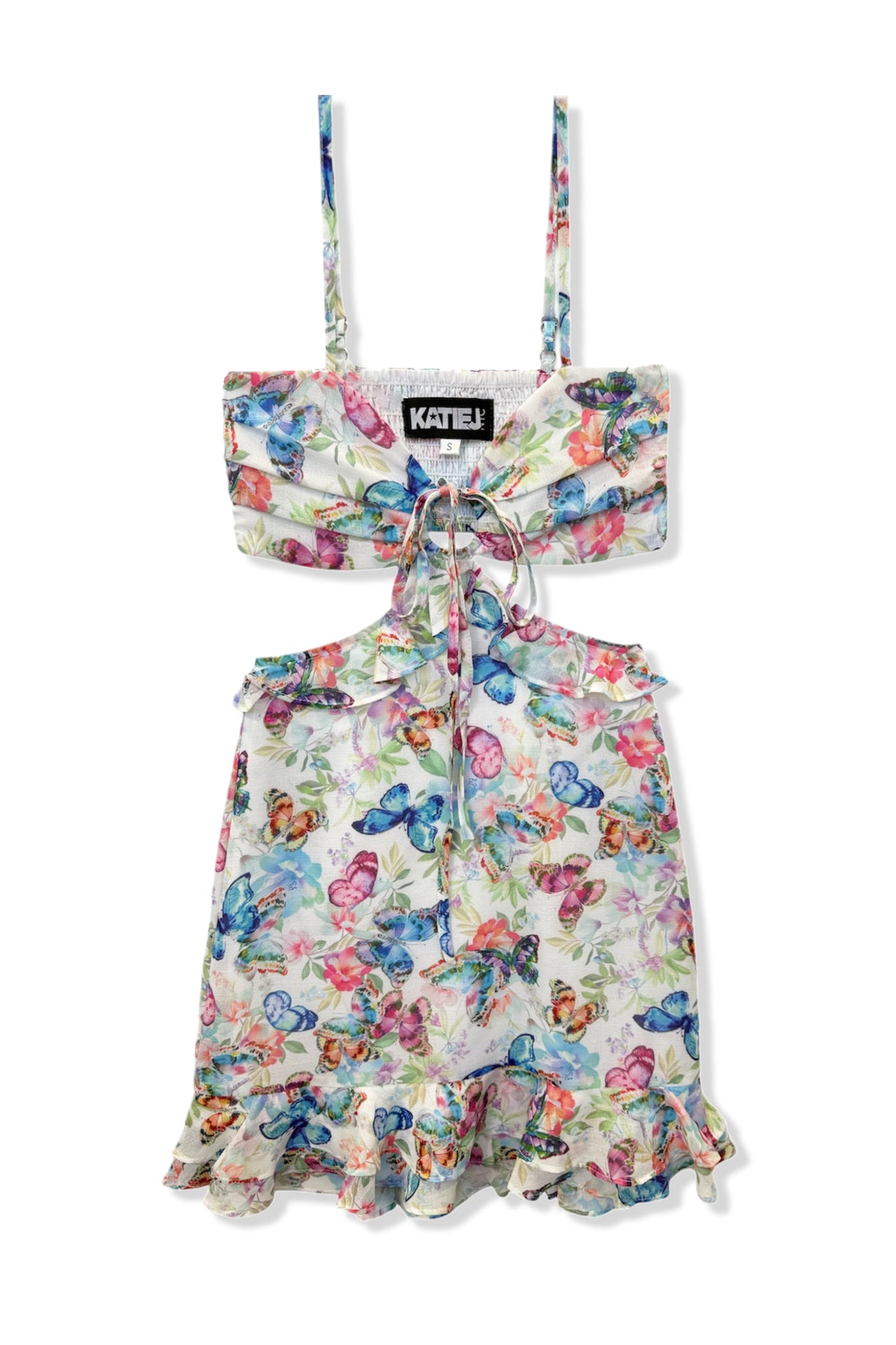 TWEEN ZARA CUTOUT PRINT DRESS - FINAL SALE Butterflies / SM (7/8) TWEEN ZARA CUTOUT PRINT DRESS - FINAL SALE Butterflies / SM (7/8)