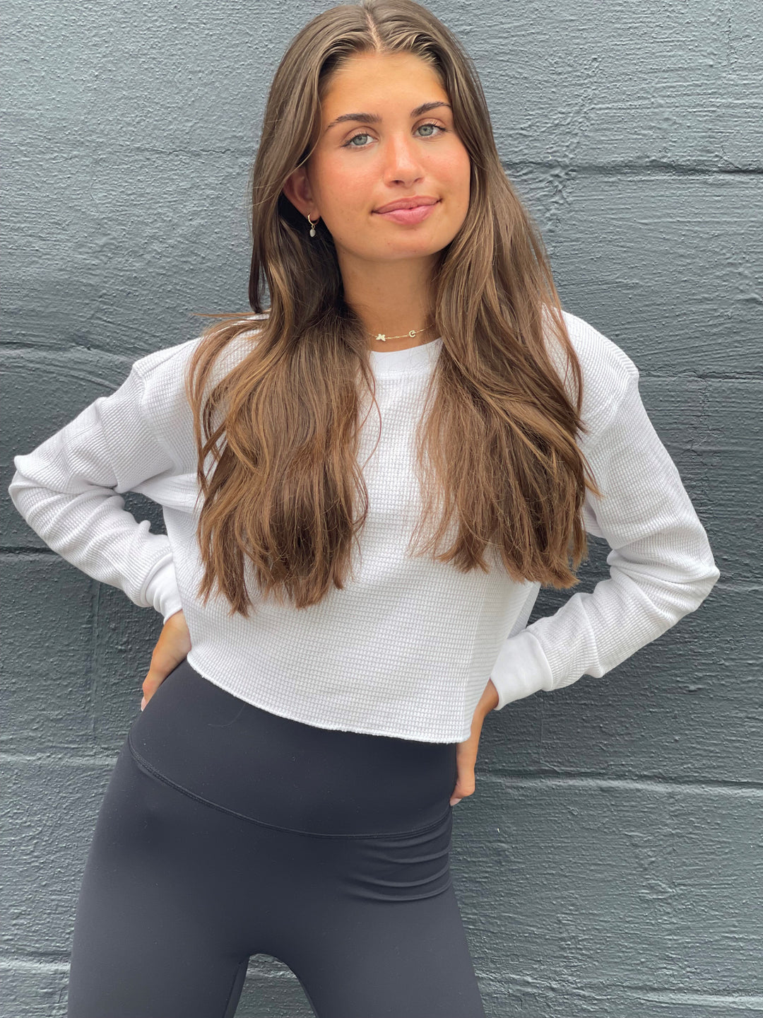 JUNIOR COOPER WAFFLE CROP TOP – KatieJNYC
